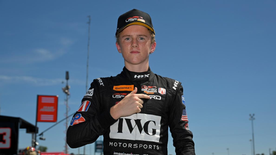 Dominant Wheldon on a Roll,  Sweeps USF2000 at Portland