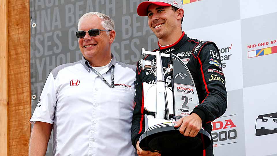 Robert Wickens finishes 2nd at the Honda Indy 200 at Mid-Ohio